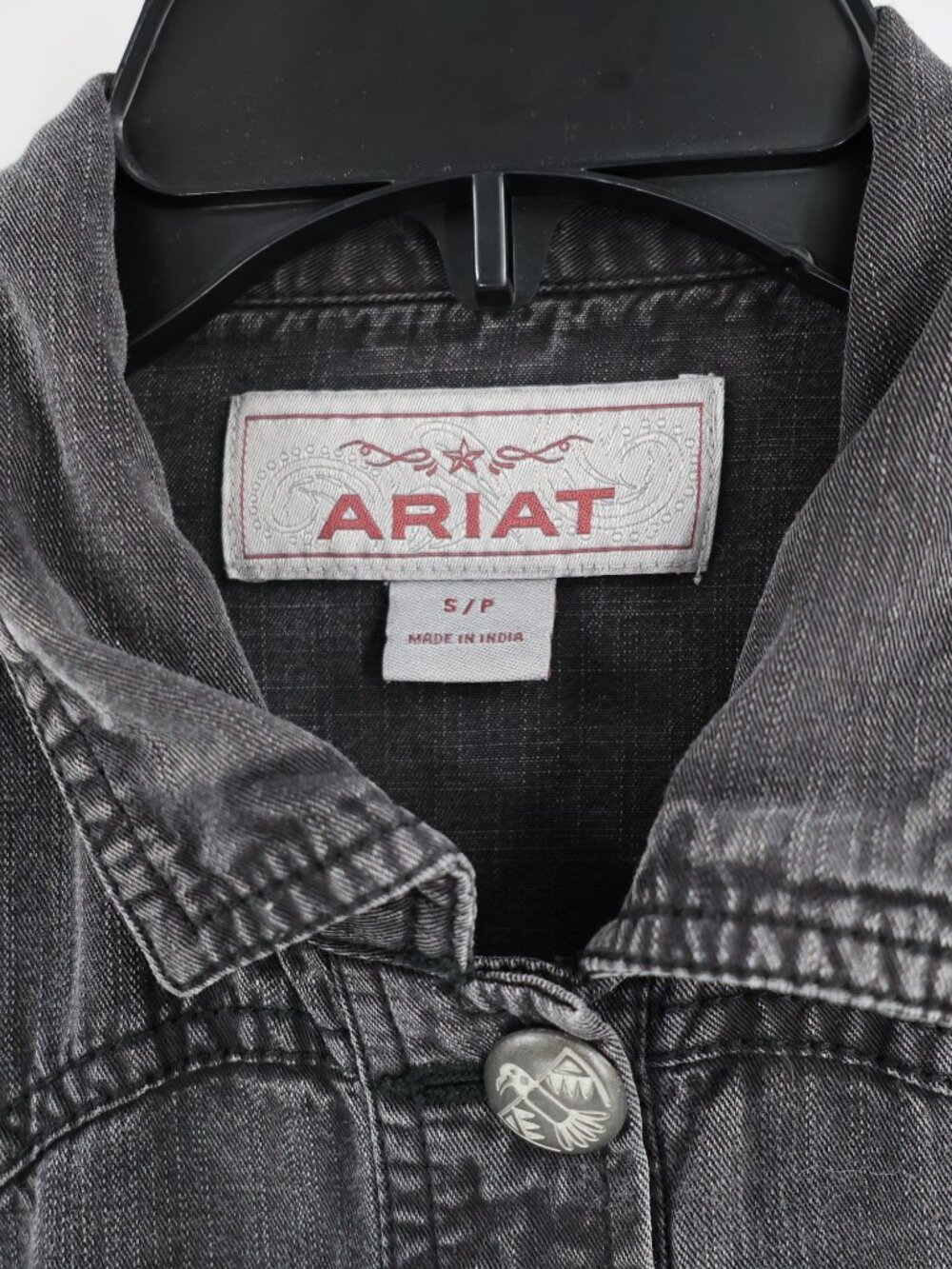 Ariat August Trucker Jacket Women's Small Lightweight Western Cowgirl Button Up - Picture 3 of 11